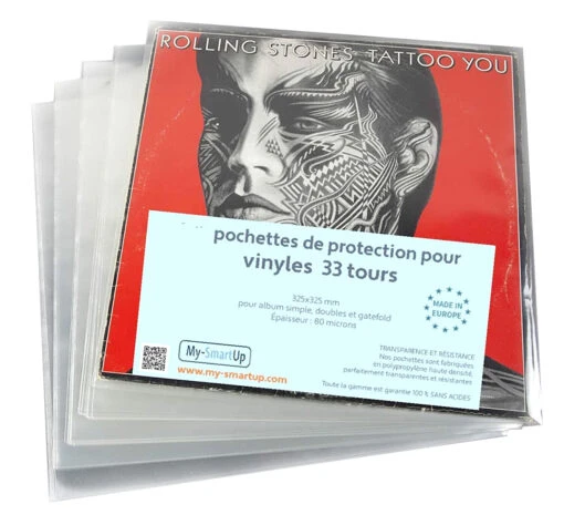 50 Pochettes Pour Vinyles 33 Tours -Magasin D'électronique 50 pochettes pour vinyles 33 tours ref TG2188 1