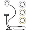 Anneau Lumineux LED Avec Support Pour Smartphone Ø 9 Cm -Magasin D'électronique anneau lumineux led avec support pour smartphone o 9 cm ref NX7694 1