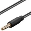 Goobay Câble Audio Jack 3,5 Mm Mâle / Mâle Coudé - 0,5 M -Magasin D'électronique cable audio jack 3 5mm male male coude 1 5 m ref KT7707 1