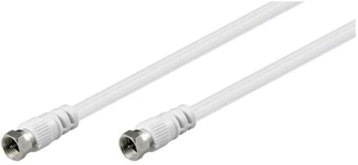 Goobay Câble Coaxial Avec Fiche F - 1,50m -Magasin D'électronique cable coaxial avec fiche f 1 50m ref PE6364 2 1