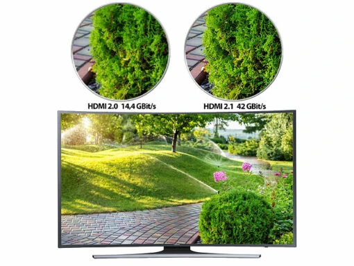 2 Câbles HDMI High-Speed 2.1 Jusqu'à 8K - 2 M -Magasin D'électronique cable hdmi high speed 2 1 jusqu a 8k 50 cm ref ZX3101 1 2