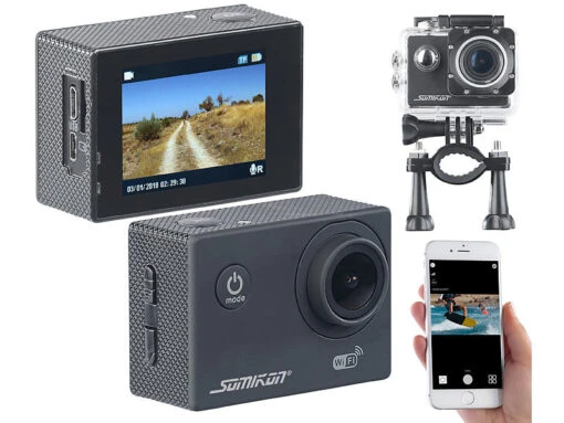 Caméra Sport UHD étanche DV-3717 Avec Wifi, Capteur Sony Et Fonction Webcam -Magasin D'électronique camera sport uhd etanche dv 3717 avec wifi et capteur sony ref NX6102 3