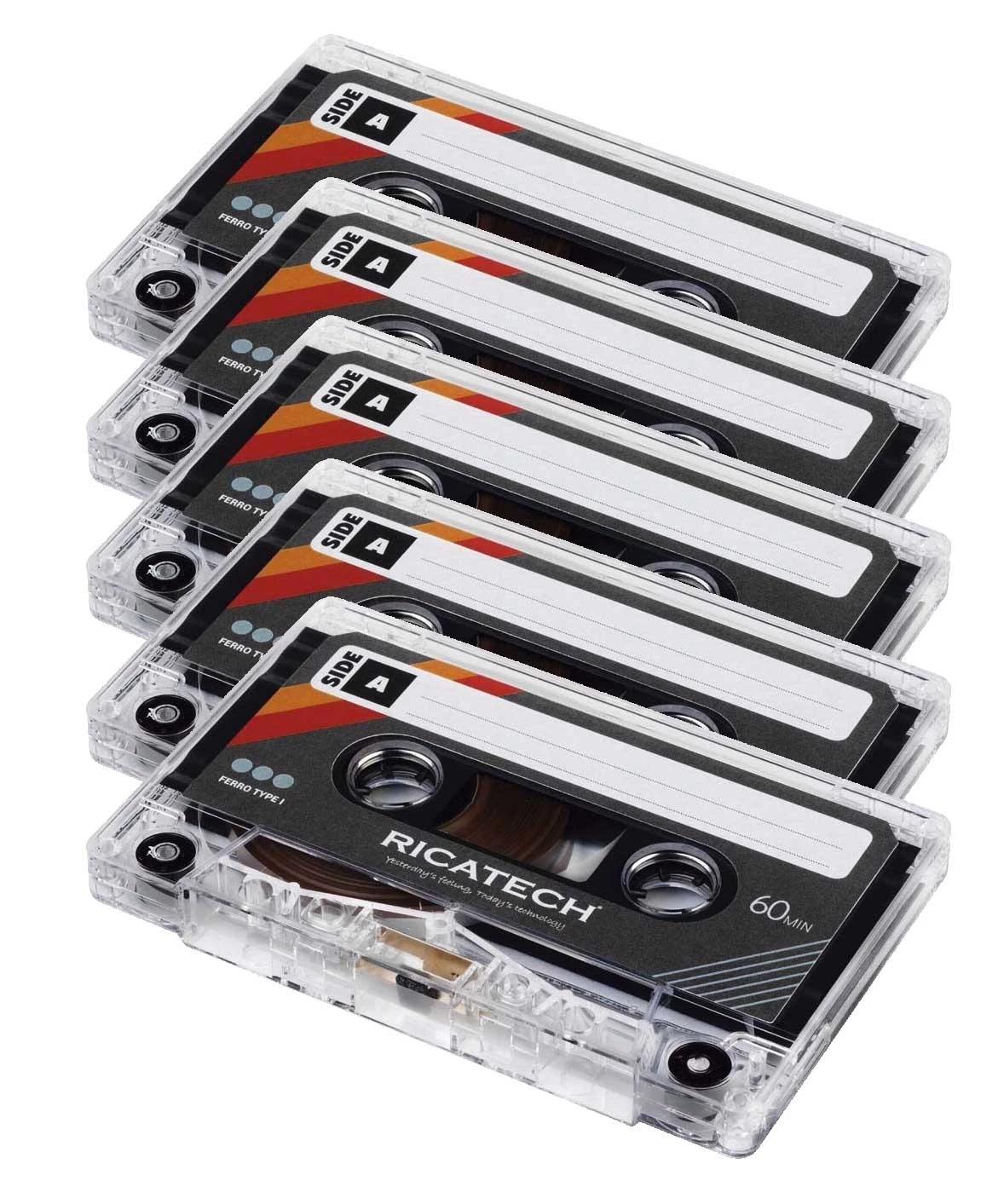 Magasin D'électronique -Magasin D'électronique cassette audio 60 minutes ricatech ct60 x5 ref KT8194 1