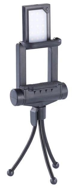 Lampe Photo/vidéo 15 LED Avec Trépied Pour Smartphone Et Perche à Selfie -Magasin D'électronique lampe photo video 15 led avec trepied pour smartphone et perche a selfie ref NX9057 2