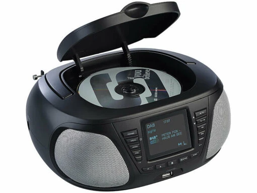 Lecteur CD Portable Avec Bluetooth / DAB+ / FM / USB / AUX -Magasin D'électronique lecteur cd portable avec bluetooth dab fm usb aux ref ZX3351 5