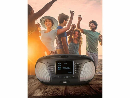 Lecteur CD Portable Avec Bluetooth / DAB+ / FM / USB / AUX -Magasin D'électronique lecteur cd portable avec bluetooth dab fm usb aux ref ZX3351 8