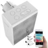 Radio Secteur FM Avec Fonctions Bluetooth Et Mains Libres, Blanc -Magasin D'électronique radio secteur fm avec fonctions bluetooth et mains libres blanc ref ZX1824 1